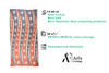 ArFe Group Turkish Beach Towel (Blue Red Star Wave) 12.60 oz X-Large New