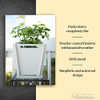 Groovebox Planters | Set of 3 | 6" x 6" | Metal Pots | B0892X85QJ | Sandstone New