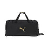PUMA Evercat 28" Wanderer Rolling Duffel Bag, Black/Gold, OS New