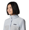 Columbia Women's Benton Springs Half Snap Pull Over II Cirrus Grey Heather Large New