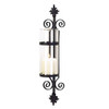 Zingz & Thingz Romantic Metal Wall Sconce Candle Holder, 4.25x4.5x19.75 New