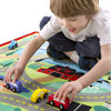Melissa & Doug Round The Town Road Rug and Car Activity Play Set 39x36in NEW New