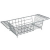 Kitchen Details Sink Dish Drainer Drying Rack - Grey New