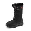 DREAM PAIRS Goose Black Faux Fur Knee High Winter Snow Boots Size 12 M