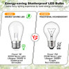 2-Pack Dimmable LED Outdoor String Lights New New