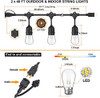 2-Pack Dimmable LED Outdoor String Lights New New