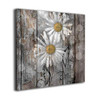 Lureu Rustic Farmhouse Daisy Flowers 20"x20" Canvas Wall Art Prints New