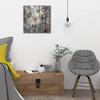 Lureu Rustic Farmhouse Daisy Flowers 20"x20" Canvas Wall Art Prints New