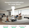 Homvana 6.5L Warm & Cool Mist Humidifiers for Large Room Home H111 - White