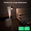 Homvana 6.5L Warm & Cool Mist Humidifiers for Large Room Home H111 - White