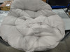 GENERIC ROUND EGG CHAIR CUSHION 50" - LIGHT GRAY