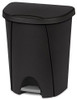 STERILITE 10949004 Step Can, Black, 6.6 Gallon New