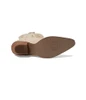 Dingo Womens Out West Embroidered Snip Toe Pull On Casual Boots Mid Calf - Beige New