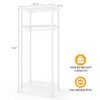 Clothes Rack Heavy Duty Clothing Racks Adjustable Shelves Freestanding - White New