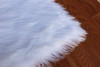 Masada Rugs, Faux Sheep Fur Shag Runner Area Rug 2 Feet X 7 Feet (White) New