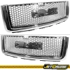 JETCRUISE FITS 07-13 GMC SIERRA 1500 DENALI FRONT BUMPER UPPER HOOD GRILL GRILLE New