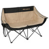REALEAD DOUBLE CAMPING CHAIR HEAVY DUTY CAMPING COUCH SUPPORT 650 LBS - BEIGE