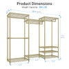 VIPEK V5 Heavy Duty Clothes Rack Freestanding Modular Closet System - Gold