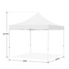 OUTDOOR BASIC 10X10 FT OUTDOOR GAZEBO - WHITE