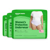 Amazon Basics Postpartum Incontinence Underwear X-Large, 45 Count, Lavender New