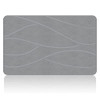 VEELOIM Stone Bath Mat, Diatomaceous Shower Mat for Bathroom, Grey New