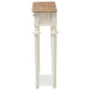 Baxton Studio Style Weathered Oak White Wash Distressed B01MR0YC1A - NEW New