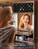 Nicetree 47.2" H LED Full Length Mirror Jewelry Cabinet, Rustic Brown New
