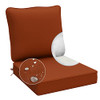 AAAAAcessories Patio Furniture Cushion 24 x 24 x 5 inch B09HX155MM - Rust New