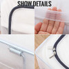 Clothes Storage Bag 110L Large Capacity Organizer (3 Pack) B0916XX25P - Gray New