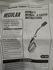 HECULAX PROPANE WEED TORCH 500,000 MAX BTU - BLACK