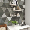 Movenord Floating Shelves Wall Mounted Set of 3 Units Made in Export Quality MDF New