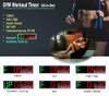 ETEBRG 26'' Huge Home Gym Workout Timers Digital Wall Clock (Green & Red) New
