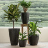 La Jolie Muse Outdoor Indoor Planters Flower Pots, 9.4 Inch, B089D4GN92 - Black New