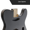 Leo Jaymz Electric Guitar Body for TL Style Guitar Accessory Black Ash Body New