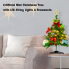 2 Ft Pink Christmas Tree - 24 Inch Tabletop Artificial Christmas Tree New