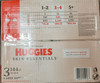 HUGGIES SKIN ESSENTIALS DIAPERS SUPER PACK. SIZE: 3-4 (16-28 LB) 144 COUNT New