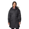 COLUMBIA WOMEN'S SUTTLE MOUNTAIN LONG INSULATED JACKET - SIZE: MEN LARGE - BLACK