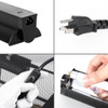OIIBO UVB REPTILE LIGHT 2PCS HO T5 10.0 UVB FIXTURE KIT - BLACK