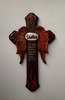 Praying Biker with Wall Cross B09RHPWRVP - NEW New
