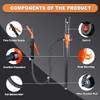 Aetleemo Portable Power Battery Pump, Water&Fuel Transfer Pump Up to 2.2 GPM