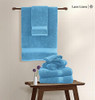 Beauty Set of 16, 100% Cotton Towels, Absorbent, Quick Dry, B0B374X6RR - Blue New