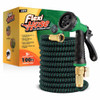 FLEXI HOSE 100FT - LIGHTWEIGHT EXPANDABLE GARDEN HOSE NO-KINK - GREEN/BLACK