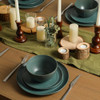 STONE LAIN INFINITY 12-PIECE DINNERWARE SET STONEWARE, PLATES AND BOWLS - GREEN
