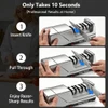 KIBSTOY KNIFE SHARPENER SHARPENING SYSTEM, 15° PRECISION ANGLE TG2202 - SILVER