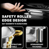 KITCHEN CHAFING DISHES 4 PACK 6QT ROUND CHAFING DISHES FOR BUFFET - SILVER/GOLD