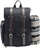 CALIFORNIA PICNIC PICNIC BACKPACK FOR 2 STYLISH ALL-IN-ONE - BLACK/BROWN
