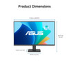 ASUS VA279HG 27" Frameless Gaming Monitor | 120Hz |1ms | IPS |Adaptive-Sync