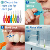 TePe Original Interdental Brush, Green, for Cleaning Teeth Gaps, 20pcs New
