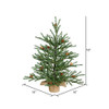 Vickerman 1.5 Foot Tall Caramel Pine Artificial Christmas Tree Unlit B005CIR49U New