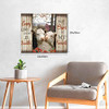 Farmhouse Animal Cow Wall Art Canvas Painting Rustic Wall Decor Framed 20x24" New